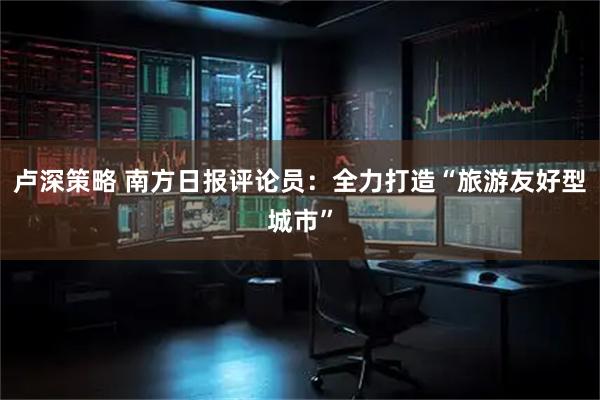 卢深策略 南方日报评论员:全力打造“旅游友好型城市”